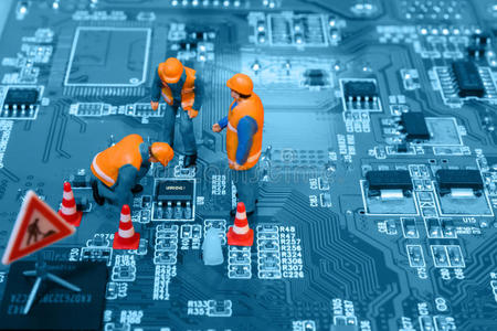 计算机维修主板 故障排查与视觉素材参考